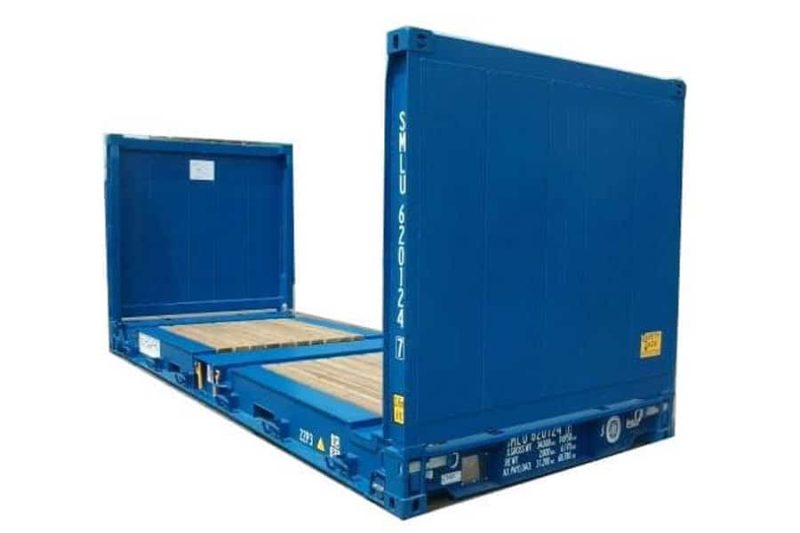 20FT Used Flat Rack Shipping Container