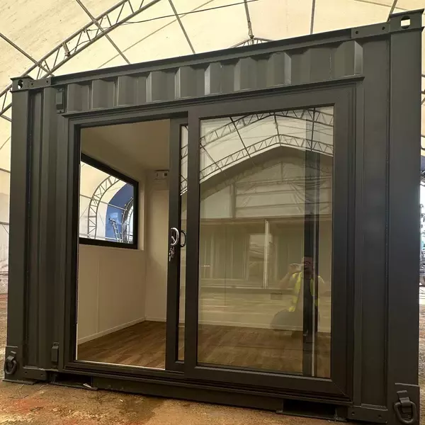 10x8 ft CUSTOM OFFICE and GARDEN ROOM Open Plan Portable Building Picture Window